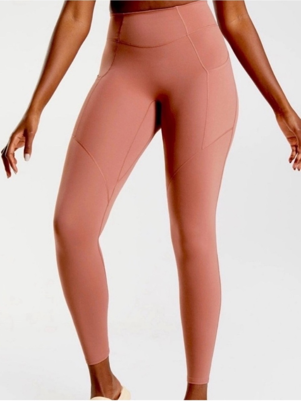 Gymshark x Whitney Simmons High-Rise Sculpt Leggings in Dusty Rose